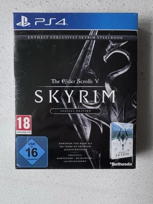 The Elder Scrolls V: Skyrim Special Edition (Steelbook) PS4 Spiel NEU OVP SEALED - Bild 1 von 2
