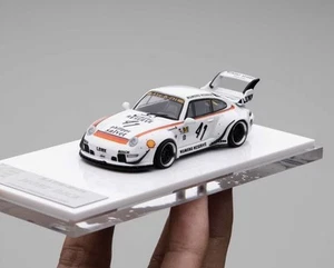 ZD XKE 1:64 White 911 RWB 993 #41 LBWK Sports Model Diecast Metal Car BN - Picture 1 of 8
