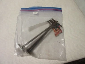 Vintage Marx Blech Litho amerikanische Flagge und 2 Telefonmasten - Bild 1 von 12