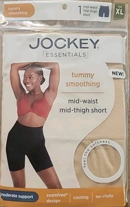 Pantalones cortos modeladores talla XL Jockey Essentials suavizante abdomen cintura media muslo - Imagen 1 de 5
