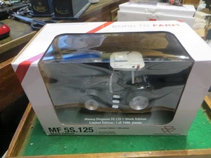 UNIVERSAL HOBBIES BLACK EDITION MASSEY FERGUSON MF-5S.125 TRACTOR UH6451 1/32 - Picture 1 of 9