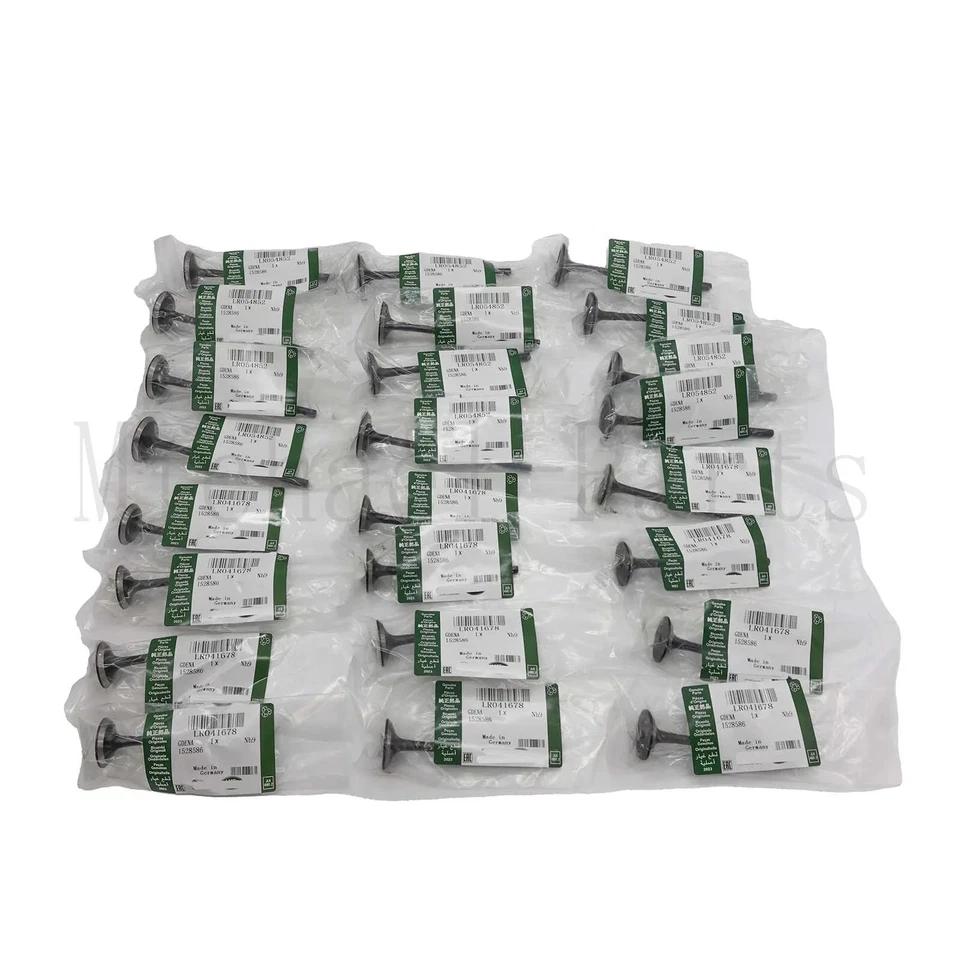 OEM 24 Pcs New Engine INTAKE EXHAUST VALVE For Jaguar Land Rover 3.0L V6 SC US Foto 1 de 4