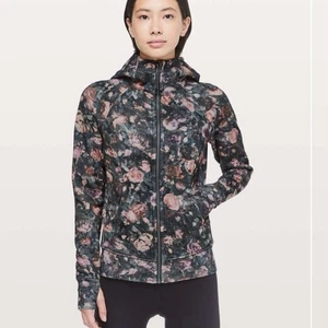 Lululemon Scuba Hoodie *Light Cotton Fleece in Frosted Rose Multi Jacket zip up - Picture 1 of 12