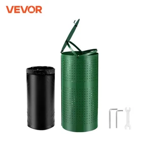 VEVOR Dog Poop Trash Can 11.5 Gallons Outdoor Dog Waste Bin with Lid for Pet Was - Picture 1 of 12