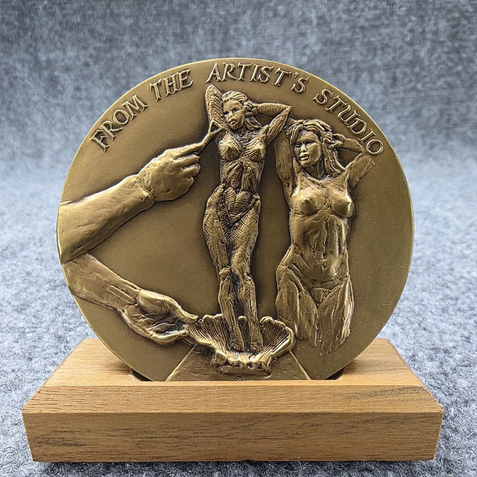 Vintage Brookgreen Gardens South Carolina Bronze Medal Plaque Artist Studio 2001 - Image 1 of 4