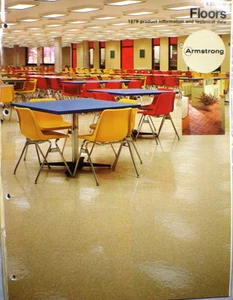 1979 Armstrong Flooring Catalog VINYL EXCELON Tile ASBESTOS DUST WARNING !! - Bild 1 von 9