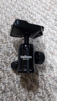VELBON QHU-U5D SPERICAL DSLR CAMERA ALUMINUM BALL HEAD TRIPOD TOP - Image 1 of 4