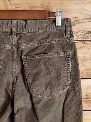 Mens 33x32 Straight Fit Brown Corduroy Pants Eddie Bauer  - Image 1 of 4