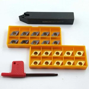SDNCN1616H11 16 x100mm external Turning Tool Holder + 20PCS DCMT11T304.. - Picture 1 of 6