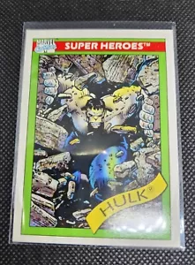 The HULK 1990 Impel Marvel Universe Serie 1 Karte #17 unglaublich grau grau - Bild 1 von 5