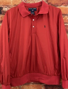 Vintage POLO SPORT Ralph Lauren Men's Pullover Polyester Windbreaker Youth Large - Picture 1 of 12