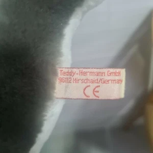 Hermann peluche delfin Teddy Original Kuscheltier Robbe Delfin delphin 35 cm - Photo 1/4