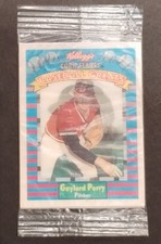 Sealed 1991 Sportflics Kellogg's Corn Flakes #1 Gaylord Perry
