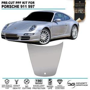 Full Bonnet Stone Chip Guard PPF Paint Protection Film Kit For Porsche 911 997 - Picture 1 of 4