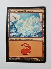 Snow-Covered Mountain - Coldsnap (Magic/mtg) Land