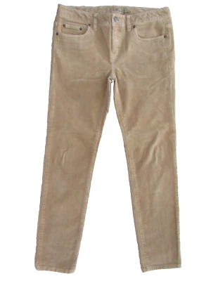 Vineyard Vines Pants Women's 6 Beige Corduroy Tapered Leg Casual Preppy - Image 1 of 4