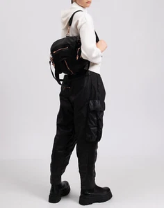 RRP€1184 ALEXANDER WANG Lamb Leather Convertible Backpack Bag Popper Flap - Bild 1 von 9