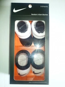 Nike, Neugeborene Kleinkind Schuhe Größe 0-6 Monate, weiß, schwarz, LN0051-023 - Bild 1 von 1