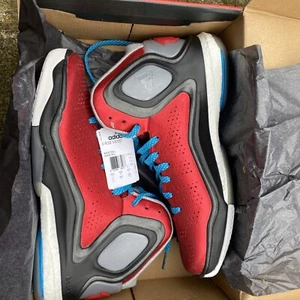 Adidas D Rose 5 Boost Brenda C75593 Men’s 11 Scarlet Solar Blue Black - Picture 1 of 10