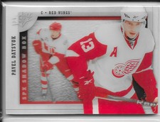 09/10 SPX Shadow Box Pavel Datsyuk SH25 Wings