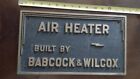 "Babcox & Wilcox" Air Heater Bronze Plaque