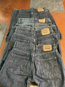 Levis 511 schmale Passform & 3 514 schmale gerade 27 x 27 Jungenjeans dunkelwaschblau - Bild 1 von 7