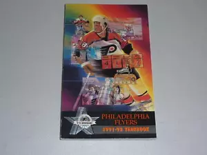 1991 1992 PHILADELPHIA FLYERS MEDIA GUIDE YEARBOOK NEAR MINT - Picture 1 of 1