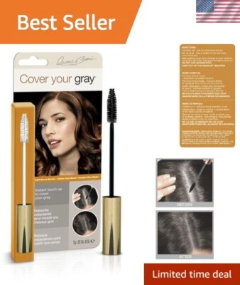 Aplicador de varita de rímel para fácil cobertura gris - tono marrón claro/rubio Foto 1 de 4