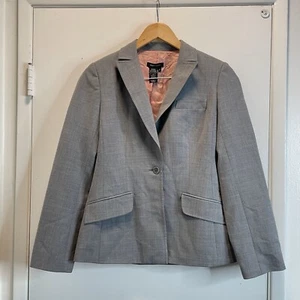 BCBGMaxazria Damen Gr. 4 Grau Blazer Jacke Business Freizeit Langarm - Bild 1 von 18