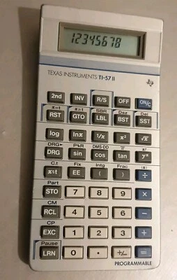 Calculatrice Électronique Texas Instruments TI-57 II Programmable Vintage - Photo 1/4