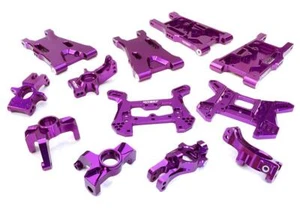 Purple Billet Machined Suspension Upgrade Kit for HPI 1/8 Scale Apache C1 Flux - Picture 1 of 1