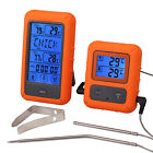 Wireless Digital Meat Thermometer 2 Probe BBQ Grill Smoker Kitchen Food Cooking