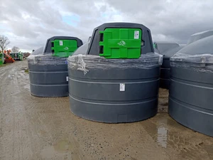 Dieseltankstelle Pumpe 5000L doppelwandig Tankanlage KINGSPAN Tankwagenanschluss - Bild 1 von 14