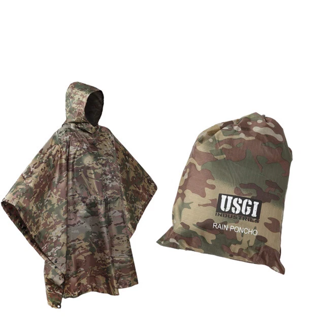 USGI Industries Military Spec Rain Poncho - OCP Multicam (USGI-PON-OCP)