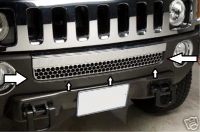 Parachoques parrilla entrada aire cubierta para HUMMER H3 - Imagen 1 de 4