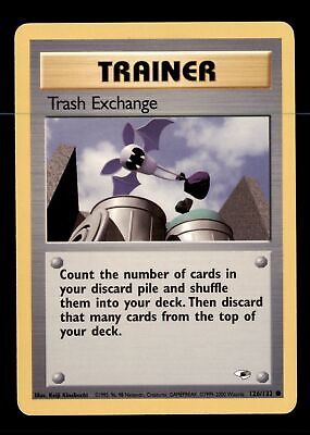 Pokemon Card Trash Exchange Gym Heroes 126/1/32 NEAR MINT Non-Holo Common TCG!!!