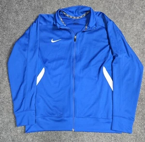 Chaqueta Nike Dri Fit Para Hombre Azul Talla M Manga Larga Cremallera Completa Bolsillos Baloncesto - Imagen 1 de 12