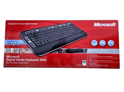 New Microsoft Digital Media Keyboard 3000 Wired Mac / PC - Image 1 of 4