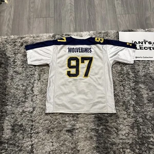 Vintage Men’s Starter Size Large L Michigan University #97 Football Jersey PEEL - Picture 1 of 14