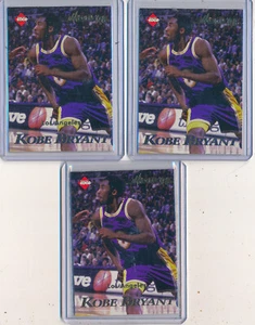 KOBE BRYANT 3pc - 1997-98 Collector's Edge IMPULSE Foil - 2nd Yr including Thick - Picture 1 of 2
