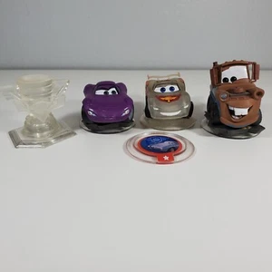 Disney Infinity Figures Pixar Cars Lot Characters Holley Lightning McQueen Mater - Picture 1 of 6