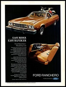 1973 HOT ROD Magazine Car Print Ad - Ford "Ranchero" 500, GT, Squire A5 - Picture 1 of 1