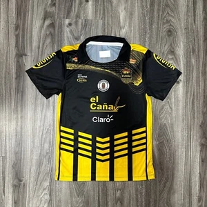 HONDURAS REAL CD ESPAÑA JERSEY CAMISETA BLACK/YELLOW ALL MENS SIZES AVAILABLE - Picture 1 of 10