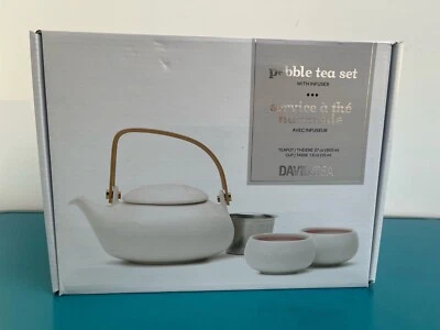 DAVIDsTEA DAVIDs Tea - Pebble White Tea Set with Infuser - Image 1 of 4