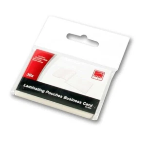 Speedlink 30x Visitenkarten Laminierfolien 90x60 Laminiertaschen Laminierhüllen - Bild 1 von 3