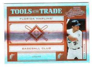 2004 PLAYOFF ABSOLUTE MEMORABILIA #TT-99 MIKE PIAZZA TOOLS OF THE TRADE #029/100 - Bild 1 von 1