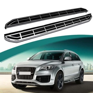Running Boards fit Audi Q7 2006-2015 Side Step Nerf Bars Protector w/brackets - Picture 1 of 24