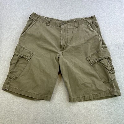 DKNY Jeans Shorts Mens 38 Green Cargo Bermuda Utility Outdoor Casual Adult - Image 1 of 4