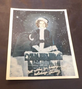 VINTAGE 1930'S SHIRLEY TEMPLE PORTRAIT PHOTO-Going down the chimney - Picture 1 of 2
