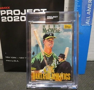 Topps PROJECT 2020 #283 - Mark McGwire by Rochester - Artist Proof #12/20 - Picture 1 of 3